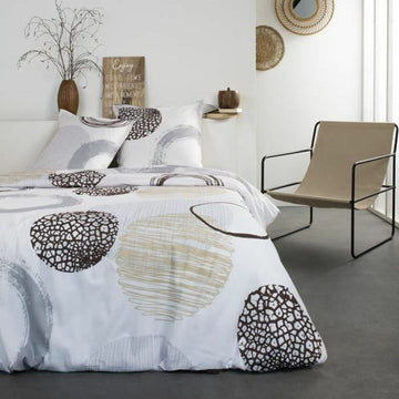 Bettbezug-Set TODAY Axel Weiß Doppelbett 200 x 200 cm