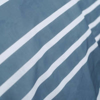 Bettbezug-Set TODAY Blau Weiß 240 x 200 cm Gestreift