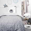 Bettbezug-Set TODAY Funny 2.6 Grau Einzelbett 140 x 200 cm