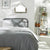 Bettbezug-Set TODAY Hellgrau King size 240 x 260 cm