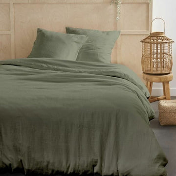 Bettbezug-Set TODAY 123328 grün Doppelbett