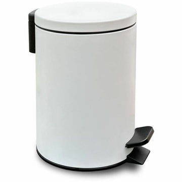 Papierkorb mit Pedal TODAY UTILITY Weiß 3 L 17 x 25 cm