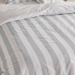 Bettbezug-Set TODAY Weiß Grau King size 220 x 240 cm