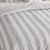 Bettbezug-Set TODAY Weiß Grau King size 220 x 240 cm
