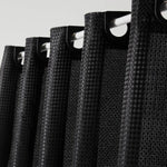 Duschvorhang TODAY Schwarz Polyester 180 x 200 cm (12 Stück)