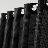Duschvorhang TODAY Schwarz Polyester 180 x 200 cm (12 Stück)