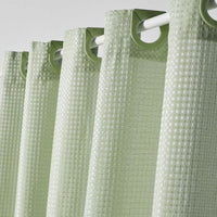 Duschvorhang TODAY grün Vert Polyester 180 x 200 cm (12 Stück)