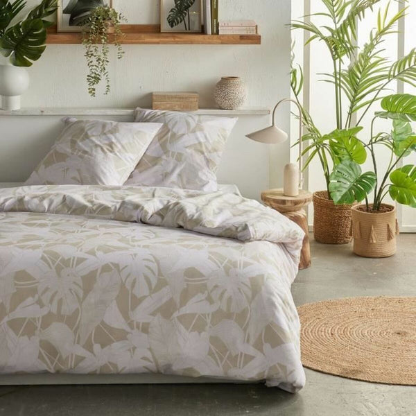 Bettbezug-Set TODAY Beige King size 2 Stücke