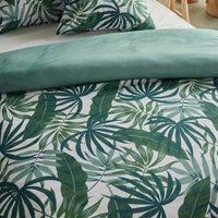 Bettbezug-Set TODAY grün Vert King size 2 Stücke