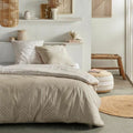 Bettbezug-Set TODAY Beige King size 2 Stücke