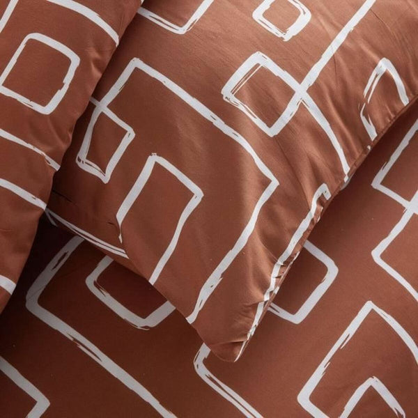 Bettbezug-Set TODAY Orange King size 2 Stücke