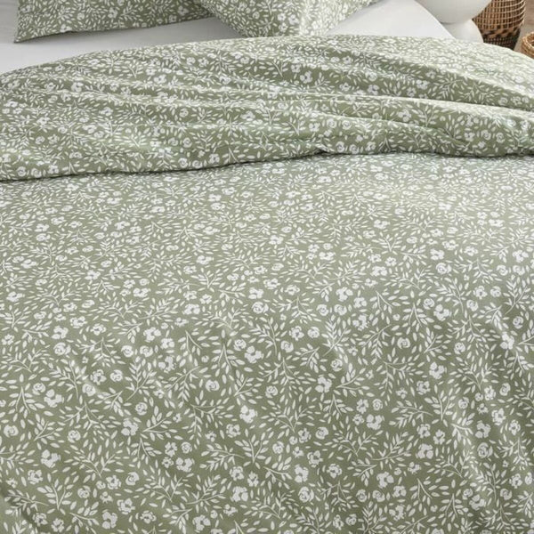 Bettbezug-Set TODAY grün Vert King size 2 Stücke