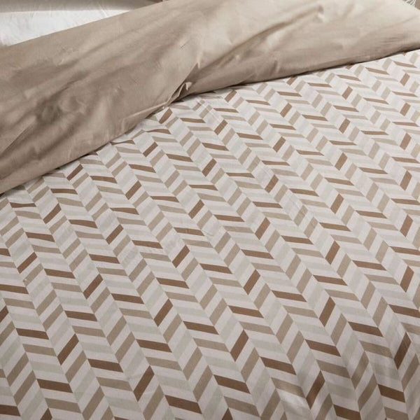 Bettbezug-Set TODAY Beige King size 2 Stücke