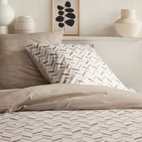 Bettbezug-Set TODAY Beige King size 2 Stücke