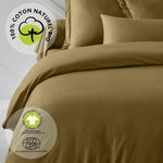 Bettbezug-Set TODAY Khaki 220 x 240 cm