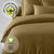 Bettbezug-Set TODAY Khaki 220 x 240 cm