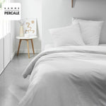 Bettbezug-Set Prestige TODAY Percale Weiß 240 x 260 cm