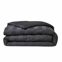 Bettbezug-Set TODAY Satin Schwarz 220 x 240 cm