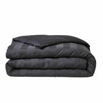 Bettbezug-Set TODAY Satin Schwarz Anthrazit 240 x 260 cm