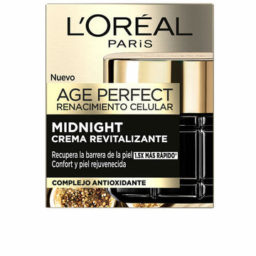 Anti-Aging Nachtcreme L'Oreal Make Up Age Perfect 50 ml Revitalisierende