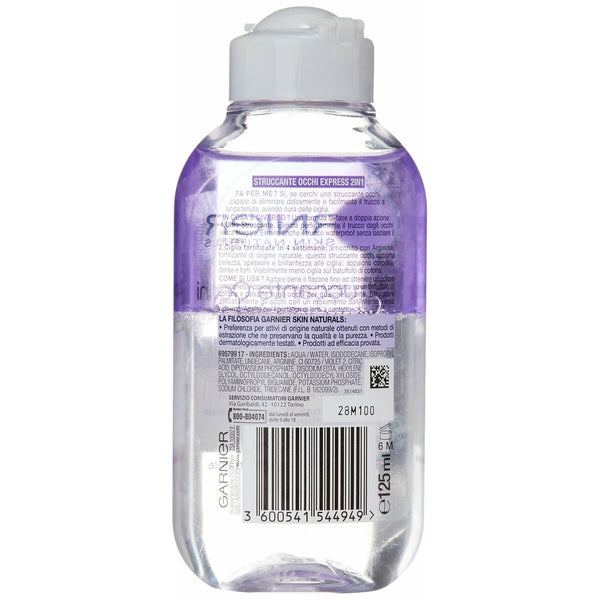 Make up Reiniger fürs Gesicht Garnier Struccante Occhi Express 2 In 1 125 ml