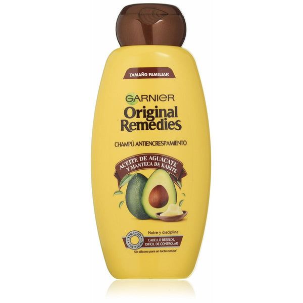 Anti-Frizz Shampoo Garnier Original Remedies 600 ml Avocado Karité