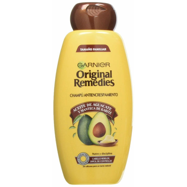 Anti-Frizz Shampoo Garnier Original Remedies 600 ml Avocado Karité