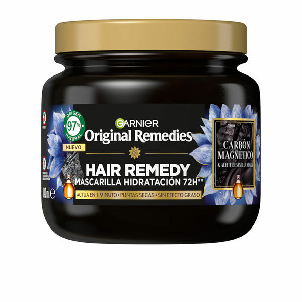 Feuchtigkeitsspendende Maske Garnier Original Remedies 340 ml Magnetische Kohle