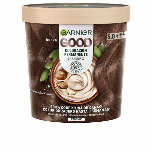 Dauerfärbung Garnier Good Café Kastanie Nº 5.0 Nº 5.0 Castano Cafe 217 ml (1 Stück)