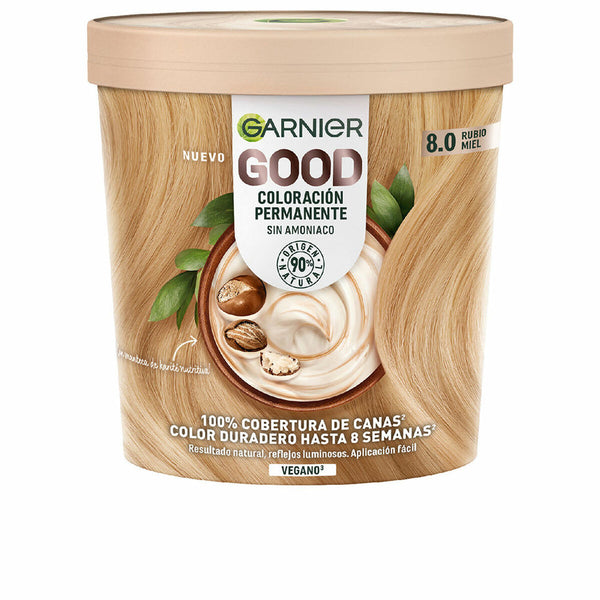 Dauerfärbung Garnier Good Nº 8.0 Blond Nº 8.0 Rubio Miel 217 ml (1 Stück)
