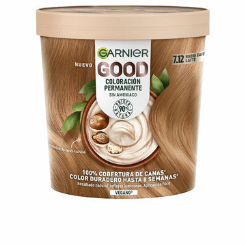 Dauerfärbung Garnier Good Café Latte Blond Nº 7.12 Nº 7.12 Rubio Cafe Latte 217 ml (1 Stück)