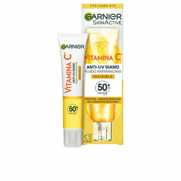 Feuchtigkeitsfluid Garnier Vitamin C - Invisible 40 ml Fleckenbeständig