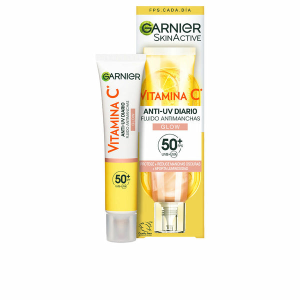 Feuchtigkeitsfluid Garnier Vitamin C - Glow 40 ml Fleckenbeständig
