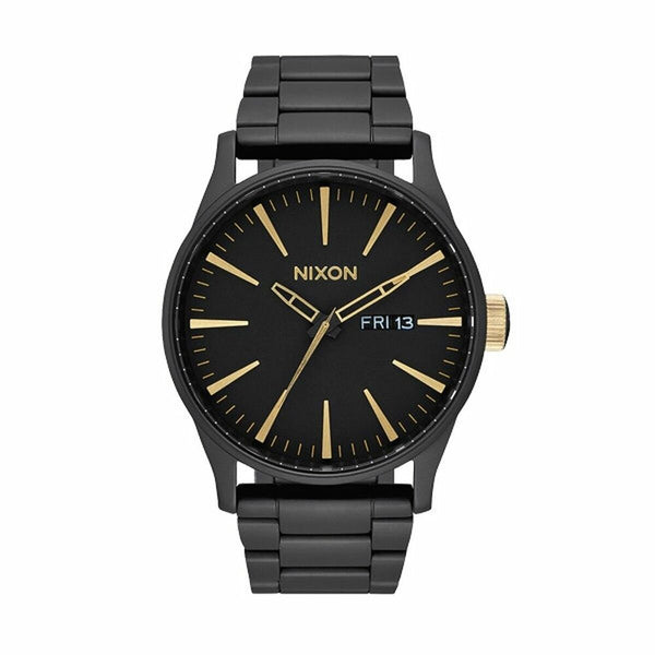 Herrenuhr Nixon Sentry SS Schwarz Gold