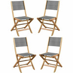 Havestol Acacia Grau 50 x 57 x 90 cm (4 Stücke)