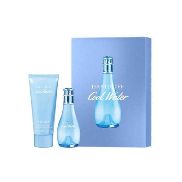 Set mit Damenparfüm Davidoff Cool Water EDT