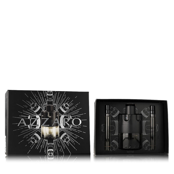 Set mit Herrenparfüm Azzaro The Most Wanted Intense EDT 3 Stücke