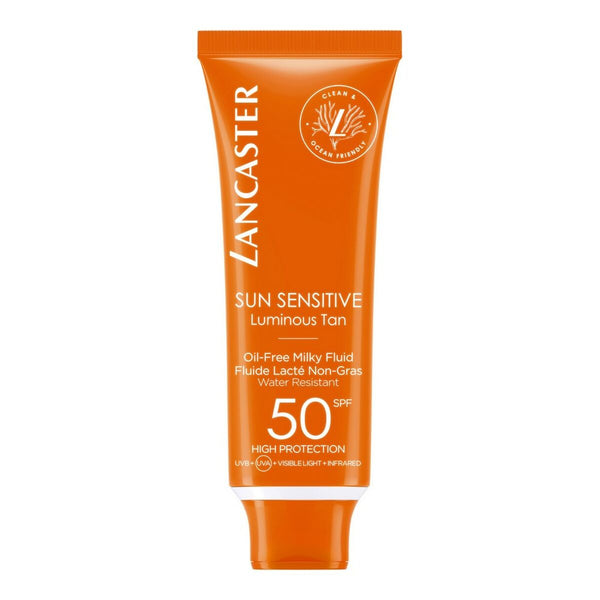 Sonnenschutzcreme für das Gesicht Lancaster Sun Sensitive Milky Fluid SPF50 (50 ml)