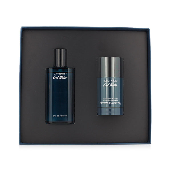 Set mit Herrenparfüm Davidoff Cool Water EDT 2 Stücke