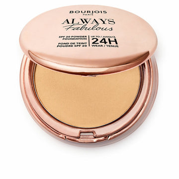 Basis für Puder-Makeup Bourjois Always Fabulous Nº 410 Golden Beige Nº 410-Golden Beige Spf 20 7 g