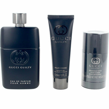 Set mit Herrenparfüm Gucci GUILTY POUR HOMME 3 Stücke
