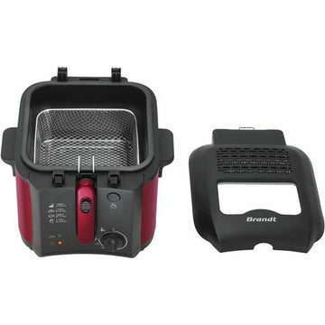 Fritteuse Brandt FRI25R Schwarz Rot 1 kg 2,5 L