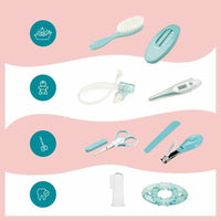 Hygiene-Set Babymoov Blau Grau