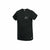 Herren Kurzarm-T-Shirt Picture Waisted Pocket Schwarz
