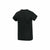 Herren Kurzarm-T-Shirt Picture Waisted Pocket Schwarz