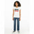 Jungen Kurzarm-T-Shirt Levi's Sportswea Weiß