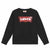 Kurzarm-T-Shirt für Kinder Levi's L/S Batwing Schwarz