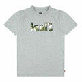 T-Shirt Levi's Camo Poster Logo Gray 60731 Grau