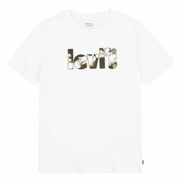 T-Shirt Levi's Camo Poster Logo Bright 60732 Weiß