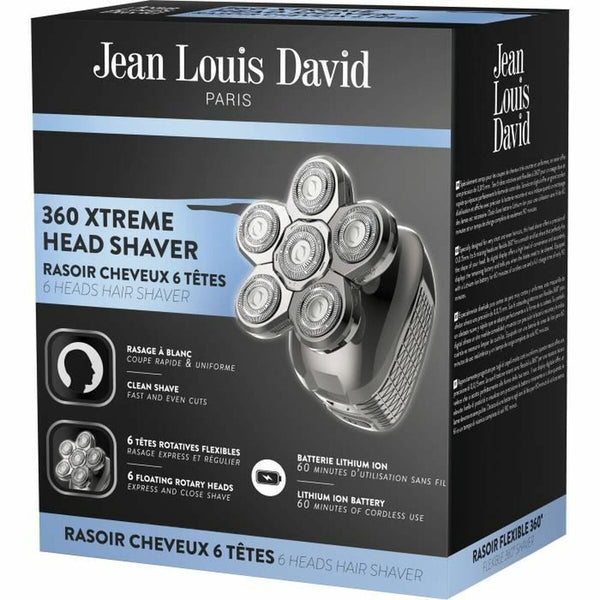 Haarschneidegerät Jean Louis David JLD 360 XTREME HEAD SHAVER 6 Stücke